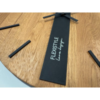Drevené nástenné hodiny Oak Classic 50cm Flexistyle z250